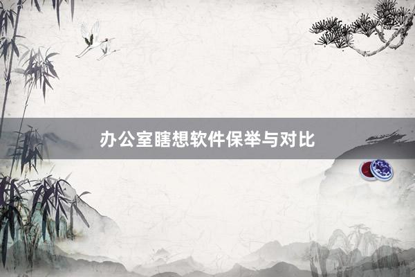 办公室瞎想软件保举与对比